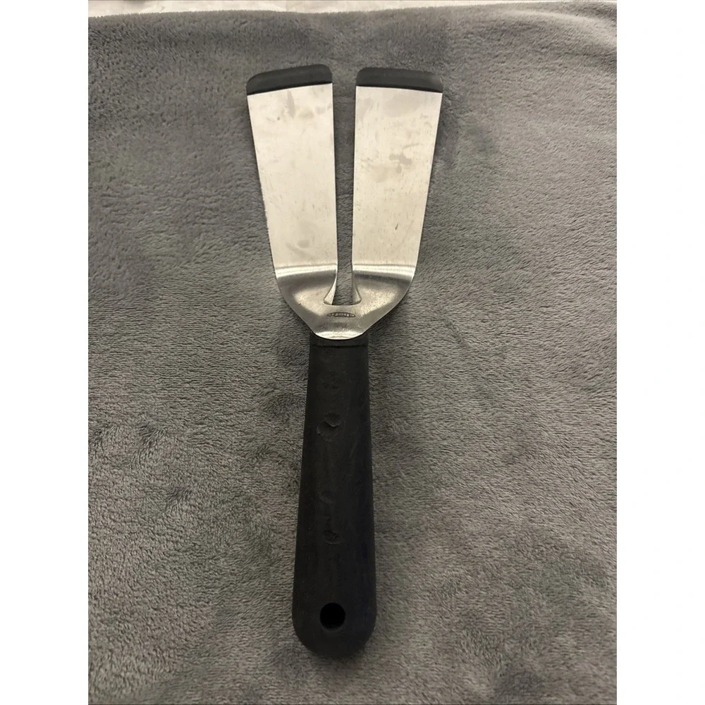 Chef'n FlipForce Dual Blade Spatula‎ Stainless Steel Fish Turner Black Handle